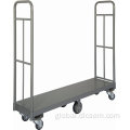 Flat Platform Trolley Warehouse 6 Wheels U Boat Trolley Carts Manufactory